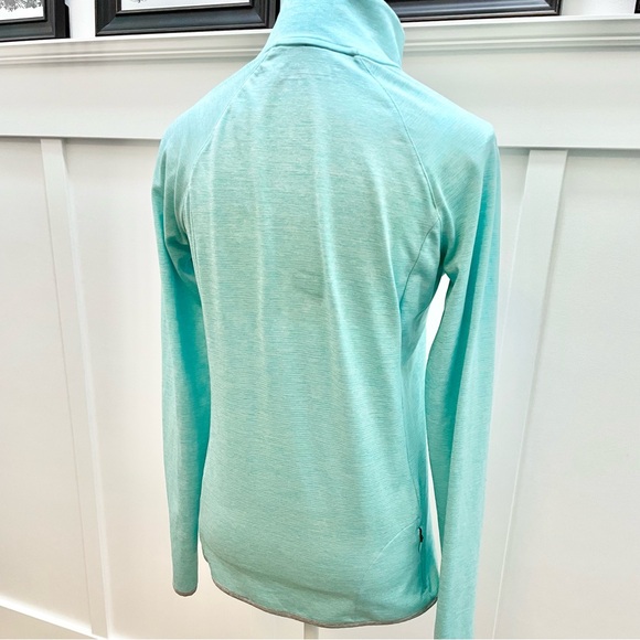 UNDER ARMOUR Threadborne fitted Heatgear 1/4 zip long sleeve top size small - Picture 4 of 5